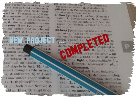 project vocabulary boost completed